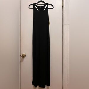 Lulu's Classic Black Maxi Dress